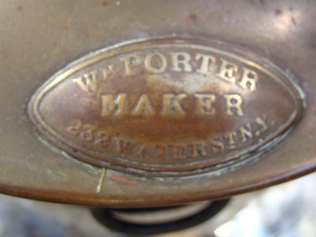 An extremely RARE large American ship's five burner whale oil mast head lantern circa 1851 — image 3
